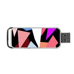 Colorful Geometrical Design Portable Usb Flash (one Side) by Valentinaart