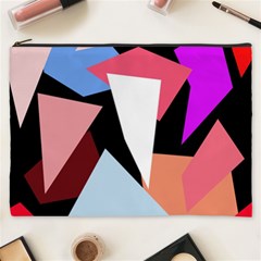 Colorful Geometrical Design Cosmetic Bag (xxxl) 