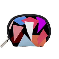 Colorful Geometrical Design Accessory Pouches (small) 