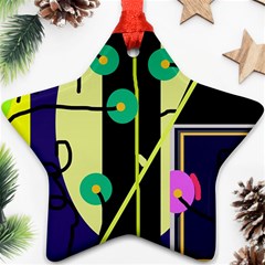 Crazy Abstraction By Moma Ornament (star) 