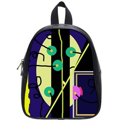 Crazy Abstraction By Moma School Bags (small) 