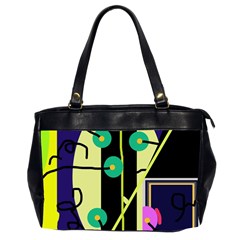 Crazy Abstraction By Moma Office Handbags (2 Sides) 