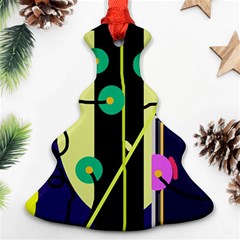 Crazy Abstraction By Moma Ornament (christmas Tree)