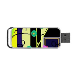 Crazy Abstraction By Moma Portable Usb Flash (one Side)