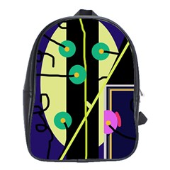 Crazy Abstraction By Moma School Bags (xl) 