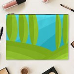 Green and blue landscape Cosmetic Bag (XL) Front