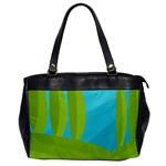 Green and blue landscape Office Handbags Front