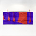 Purple and orange landscape Hand Towel Front