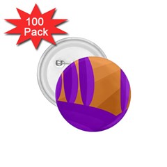 Orange and purple landscape 1.75  Buttons (100 pack) 