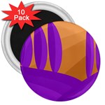 Orange and purple landscape 3  Magnets (10 pack)  Front