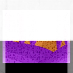 Orange And Purple Landscape Rectangular Jigsaw Puzzl