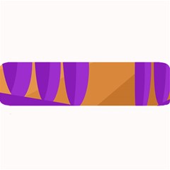 Orange and purple landscape Large Bar Mats