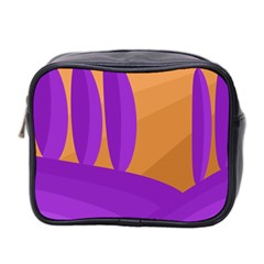 Orange and purple landscape Mini Toiletries Bag 2-Side