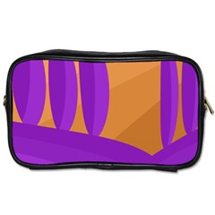 Orange and purple landscape Toiletries Bags 2-Side