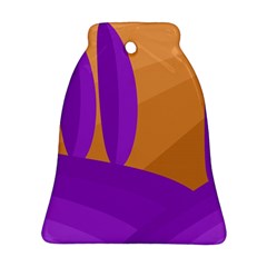 Orange and purple landscape Ornament (Bell) 