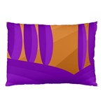 Orange and purple landscape Pillow Case (Two Sides) Front