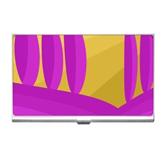 Yellow And Magenta Landscape Business Card Holders