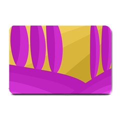 Yellow And Magenta Landscape Small Doormat 