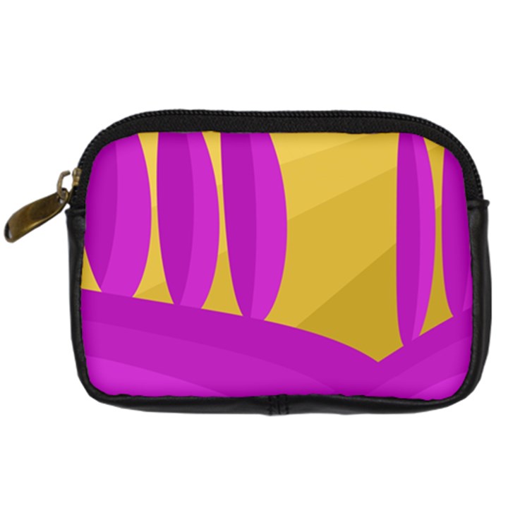 Yellow and magenta landscape Digital Camera Cases