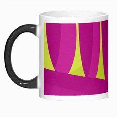 Yellow And Pink Landscape Morph Mugs by Valentinaart