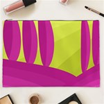 Yellow and pink landscape Cosmetic Bag (XXL)  Front