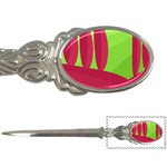 Green and red landscape Letter Openers Front