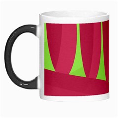 Green And Red Landscape Morph Mugs by Valentinaart