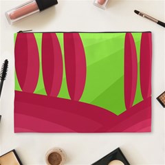 Green And Red Landscape Cosmetic Bag (xl)