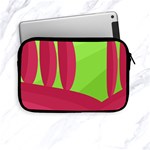 Green and red landscape Apple iPad Mini Zipper Cases Front