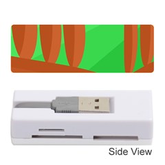 Green And Orange Landscape Memory Card Reader (stick) 