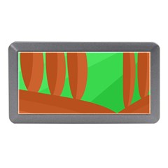 Green And Orange Landscape Memory Card Reader (mini)