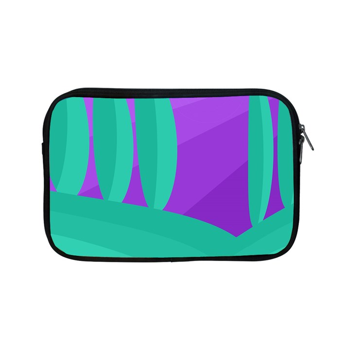 Purple and green landscape Apple iPad Mini Zipper Cases