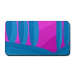 Pink and blue landscape Medium Bar Mats 16 x8.5  Bar Mat