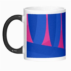 Magenta And Blue Landscape Morph Mugs