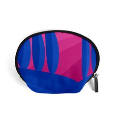 Magenta And Blue Landscape Accessory Pouches (small) 