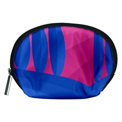 Magenta And Blue Landscape Accessory Pouches (medium) 