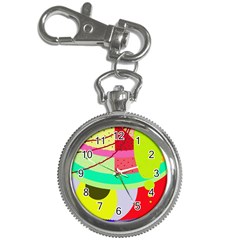 Colorful Abstraction By Moma Key Chain Watches