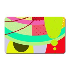 Colorful Abstraction By Moma Magnet (rectangular)