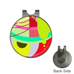 Colorful Abstraction By Moma Hat Clips With Golf Markers