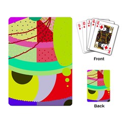 Colorful Abstraction By Moma Playing Card