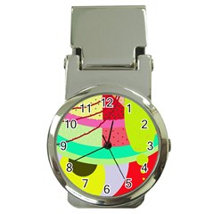 Colorful Abstraction By Moma Money Clip Watches