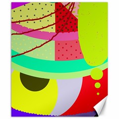 Colorful Abstraction By Moma Canvas 8  X 10 