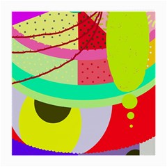 Colorful Abstraction By Moma Medium Glasses Cloth