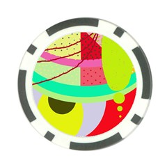 Colorful Abstraction By Moma Poker Chip Card Guards