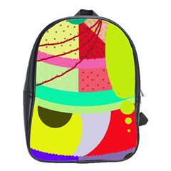 Colorful Abstraction By Moma School Bags(large) 