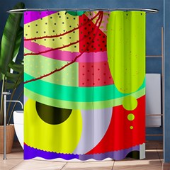 Colorful Abstraction By Moma Shower Curtain 60  X 72  (medium) 