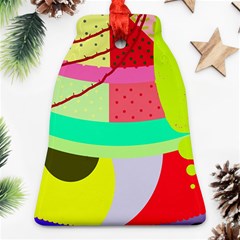 Colorful Abstraction By Moma Bell Ornament (2 Sides)