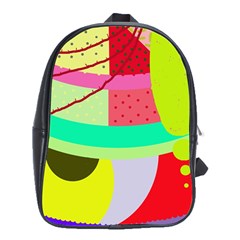 Colorful Abstraction By Moma School Bags (xl)  by Valentinaart