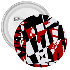 Red, Black And White Chaos 3  Buttons