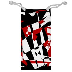 Red, Black And White Chaos Jewelry Bags